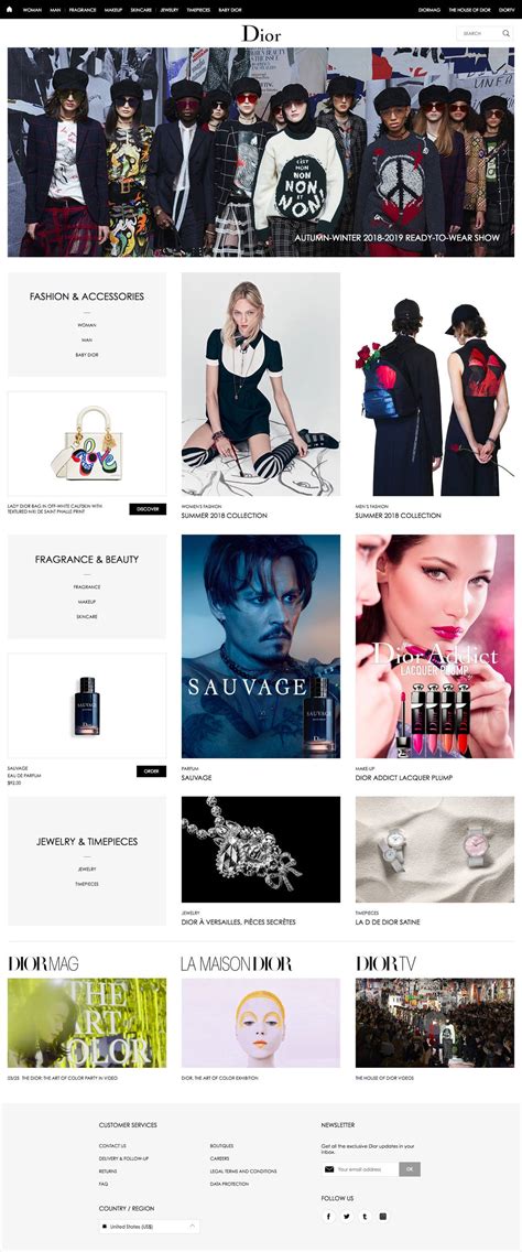 christian dior web